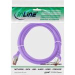 InLine Patchkabel, S/FTP (PiMf), Cat.6, 250MHz, PVC, Kupfer, violett, 2m
