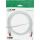InLine Patchkabel, S/FTP (PiMf), Cat.6, 250MHz, PVC, Kupfer, weiß, 2m