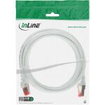 InLine Patchkabel, S/FTP (PiMf), Cat.6, 250MHz, PVC, Kupfer, weiß, 3m