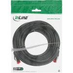 InLine Patchkabel, S/FTP (PiMf), Cat.6, 250MHz, PVC, Kupfer, schwarz, 15m