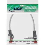 InLine Patchkabel, S/FTP (PiMf), Cat.6, 250MHz, PVC, Kupfer, transparent, 0,25m