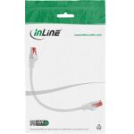 InLine Patchkabel, S/FTP (PiMf), Cat.6, 250MHz, PVC, Kupfer, weiß, 0,25m