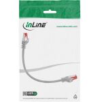 InLine Patchkabel, S/FTP (PiMf), Cat.6, 250MHz, PVC, Kupfer, grau, 0,3m
