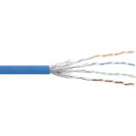 InLine Patchkabel Cat.6 S/FTP (PiMf), blau, AWG27, PVC,...