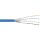 InLine Patchkabel Cat.6 S/FTP (PiMf), blau, AWG27, PVC, CU, 100m