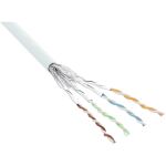 InLine Patchkabel Cat.6 S/FTP (PiMf), weiß, AWG27, PVC, CU, 100m