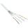 InLine Patchkabel Cat.6 S/FTP (PiMf), weiß, AWG27, PVC, CU, 100m