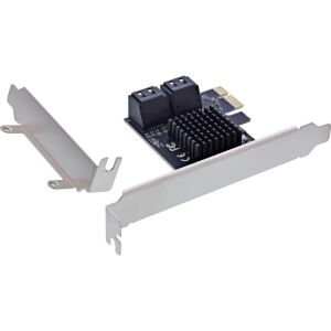InLine Schnittstellenkarte, 4x SATA 6Gb/s, PCIe 2.0, Hot Swap, NCQ