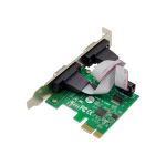 InLine Schnittstellenkarte, 2x Seriell RS-232, PCIe, AX99100, Low-Profile