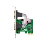 InLine Schnittstellenkarte, 2x Seriell RS-232, PCIe, AX99100, Low-Profile