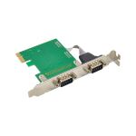 InLine Schnittstellenkarte, 2x Seriell RS-232, PCIe, AX99100, Low-Profile