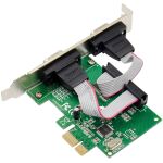 InLine PCIe 2-Port RS-232 Karte, 2x D-Sub 9 Stecker, inkl. Low-Profile