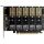 InLine Schnittstellenkarte, PCIe x16 zu 5x M.2 Key B SATA, inkl. Low-Profile