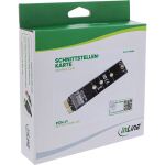 InLine Schnittstellenkarte, PCIe x1 zu M.2 Key M NVMe SSD