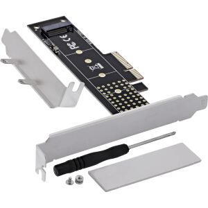 InLine Schnittstellenkarte, PCIe x4 zu M.2 NVMe Key M (22110), Low-Profile