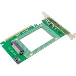 InLine Schnittstellenkarte, PCIe x16 zu U.2 NVMe, SFF-8639, intern