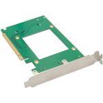 InLine Schnittstellenkarte, PCIe x16 zu U.2 NVMe, SFF-8639, intern