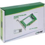 InLine Schnittstellenkarte, PCIe x16 zu U.2 NVMe, SFF-8639, intern