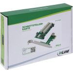InLine Schnittstellenkarte, PCIe x1 zu 2x PCI 32-Bit, inkl. 60 cm Kabel