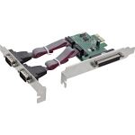 InLine PCIe Schnittstellenkarte, 2x RS-232 + 1x Parallelport