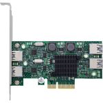 InLine USB 3.2 Gen.1 PCIe Schnittstellenkarte, 4-Port, intern/extern