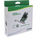 InLine USB 3.2 Gen.1 PCIe Schnittstellenkarte, 4-Port, intern/extern