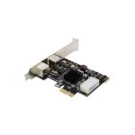 InLine Schnittstellenkarte, 2x PS/2, PCIe, USB-Pfostenstecker, MCS9990