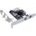 InLine Schnittstellenkarte, 2x PS/2, PCIe, USB-Pfostenstecker, MCS9990