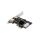 InLine Schnittstellenkarte, 2x PS/2, PCIe, USB-Pfostenstecker, MCS9990