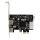 InLine Schnittstellenkarte, 2x PS/2, PCIe, USB-Pfostenstecker, MCS9990