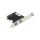 InLine Schnittstellenkarte, 2x PS/2, PCIe, USB-Pfostenstecker, MCS9990