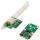 InLine Mini-PCIe Gigabit Netzwerkkarte, 1x RJ45, Half-Size, inkl. RJ45-Modul