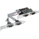 InLine Schnittstellenkarte, 4x Seriell 9pol, PCIe (PCI-Express)