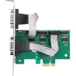 InLine PCIe x1 Schnittstellenkarte, 4x RS-232, Low Profile