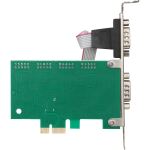InLine PCIe x1 Schnittstellenkarte, 4x RS-232, Low Profile
