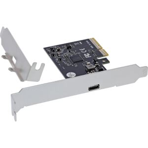 InLine Schnittstellenkarte, PCIe x4, 1x USB-C Buchse, USB 3.2 Gen.2x2