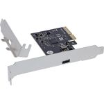 InLine Schnittstellenkarte, PCIe x4, 1x USB-C Buchse, USB 3.2 Gen.2x2