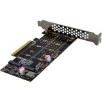 InLine PCIe Karte zu 2x intern NVMe M.2 Key M – Bifurcation, PCIe x8