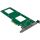 InLine PCIe Karte zu 2x intern U.2 NVMe SFF-8639 – Bifurcation, PCIe x8, schmal