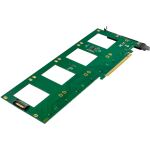 InLine PCIe Karte zu 4x intern U.2 NVMe SFF-8639 – Bifurcation, PCIe x16