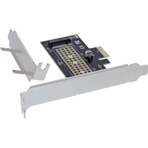 InLine PCI Express Karte zu 1x intern NVMe M.2 Key M, PCIe x1