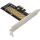 InLine PCI Express Karte zu 1x intern NVMe M.2 Key M, PCIe x1