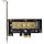 InLine PCI Express Karte zu 1x intern NVMe M.2 Key M, PCIe x1