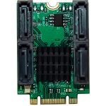 InLine Schnittstellenkarte M.2 Key B+M zu 4x SATA Stecker, RAID, HyperDuo