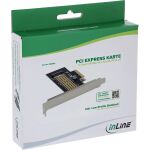 InLine PCIe Karte zu 1x intern NVMe M.2 Key M, PCIe x4