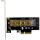 InLine PCIe Karte zu 1x intern NVMe M.2 Key M, PCIe x4