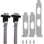 InLine Schnittstellenkarte M.2 zu 2x seriell 9pol Stecker