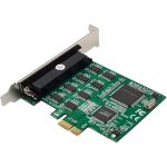 InLine Schnittstellenkarte, PCIe x1 zu 8x RS-232, D-Sub 9 Stecker