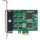 InLine Schnittstellenkarte, PCIe x1 zu 8x RS-232, D-Sub 9 Stecker