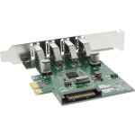 InLine Schnittstellenkarte, 4x USB-A, USB 3.2 Gen.1, PCIe, inkl. LP Slotblech